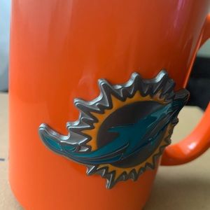 Miami dolphin orange mug